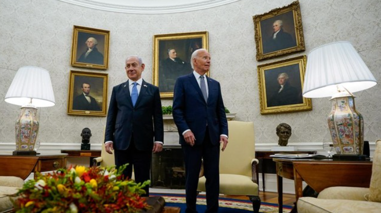 Bertemu Netanyahu di Gedung Putih, Biden Desak Gencatan Senjata Gaza